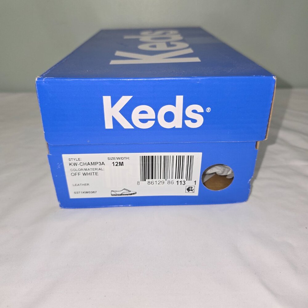 Keds Champion Pennant Leather Lace Up Sneaker, Women's Size 12 M, New in Box - Picture 8 of 8